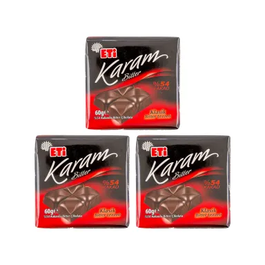 Eti Karam %54 Kakaolu Bitter Çikolata