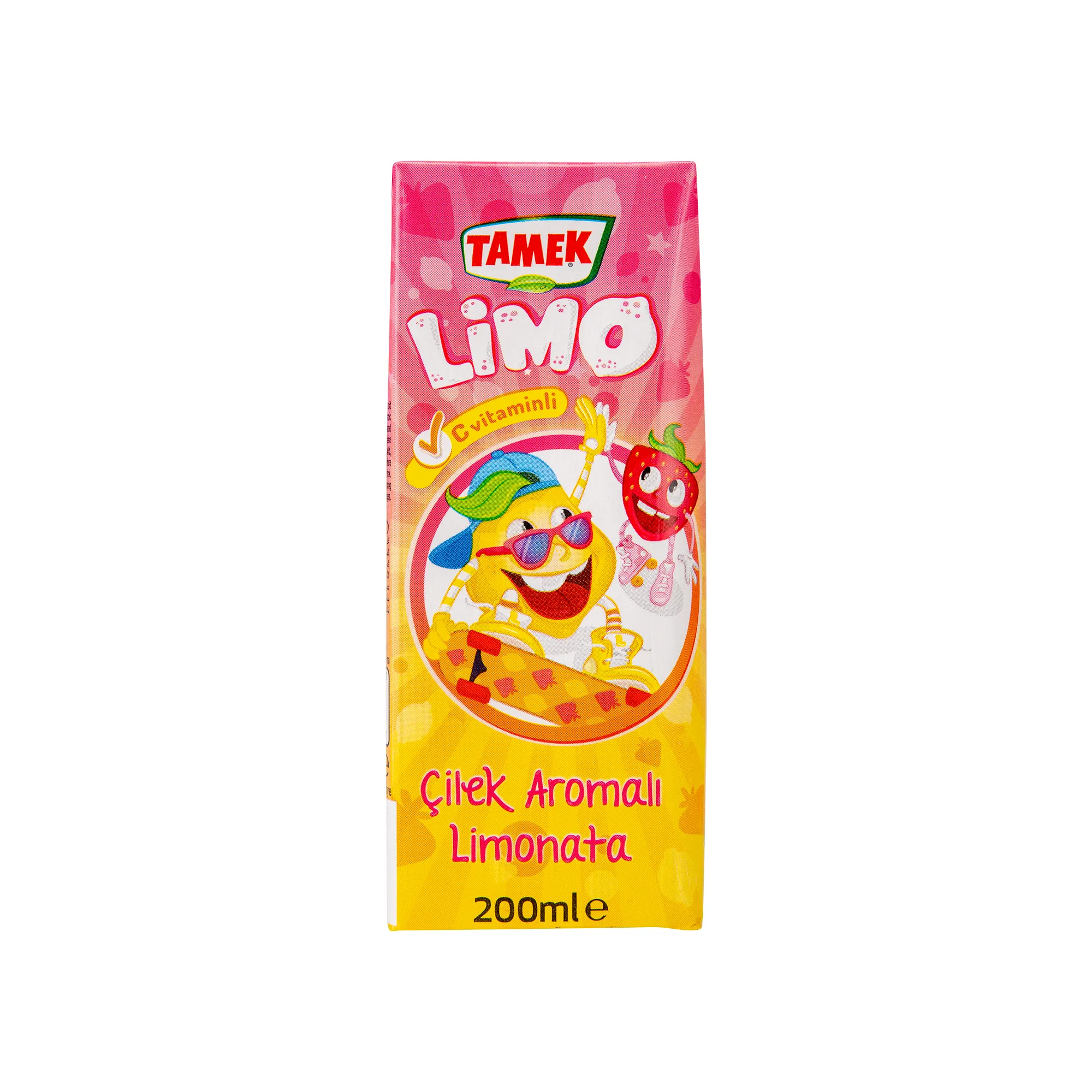 Tamek Limo Çilek Aromalı Limonata 