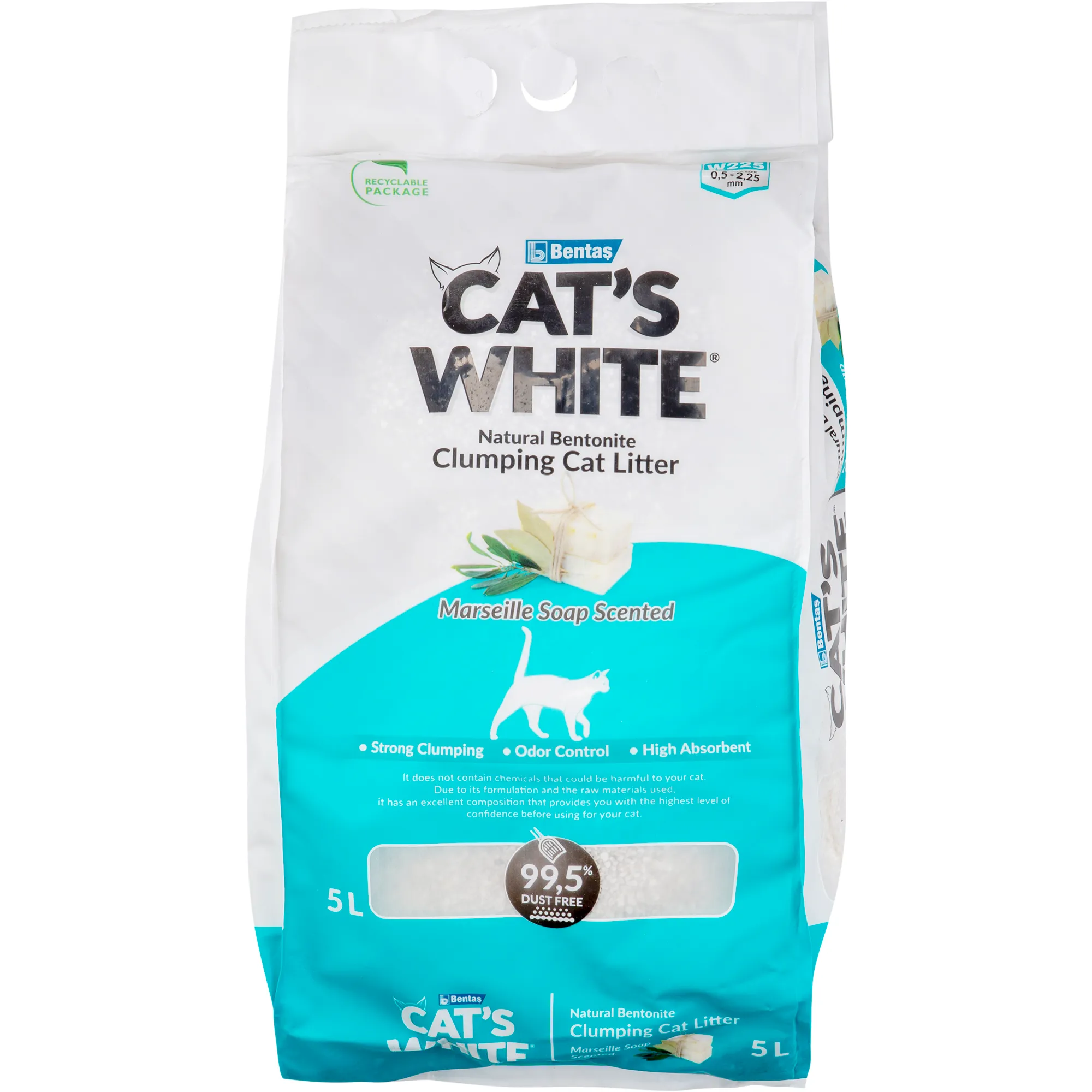 Cat's White Sabunlu Kedi Kumu