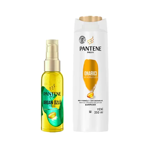 Pantene Saç Serumu & Onarıcı Şampuan