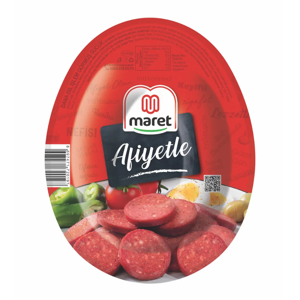 Maret Afiyetle Isıl İşlem Görmüş Sucuk
