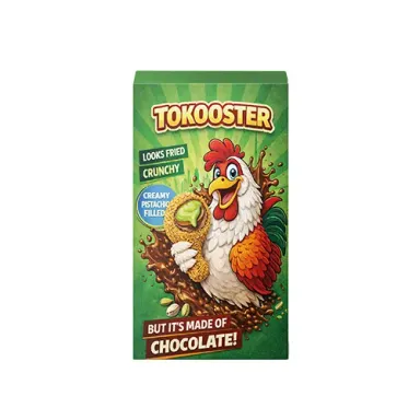 Tokooster Çıtır Tavuk Budu Çikolata Antep Fıstıklı