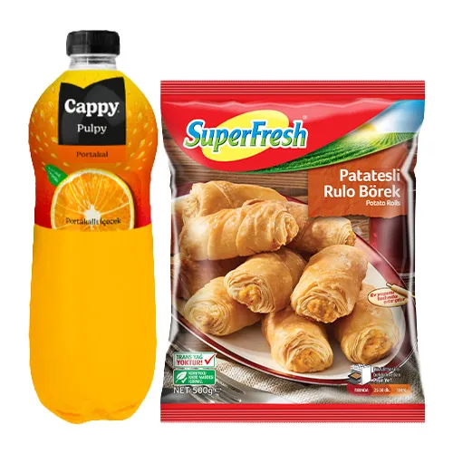Superfresh Patatesli Börek & Cappy Pulpy Portakal
