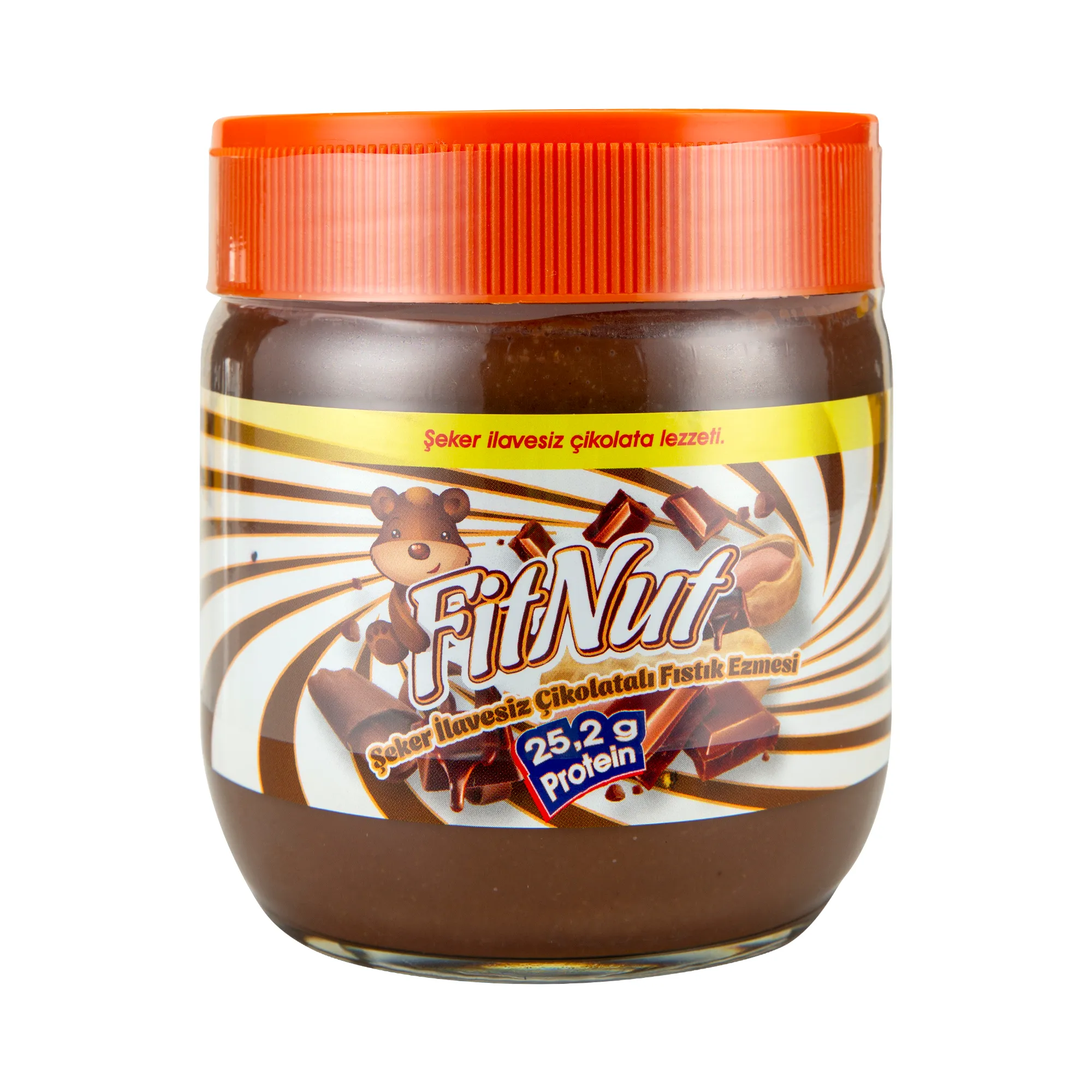 FitNut Şekersiz Çikolatalı Fıstık Ezmesi