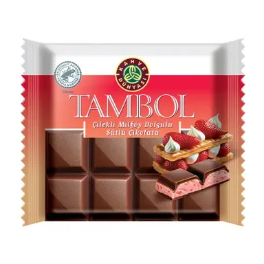 Tambol Çilekli Milföy Dolgulu