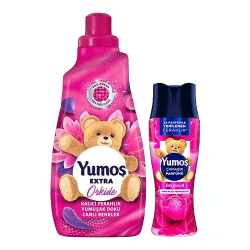 Yumoş Orkide Yumuşatıcı & Begonvil Çamaşır Parfümü Paketi