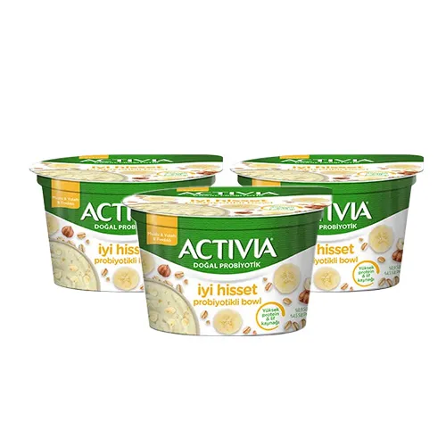 Activia Bowl Muz & Yulaf & Fındık 