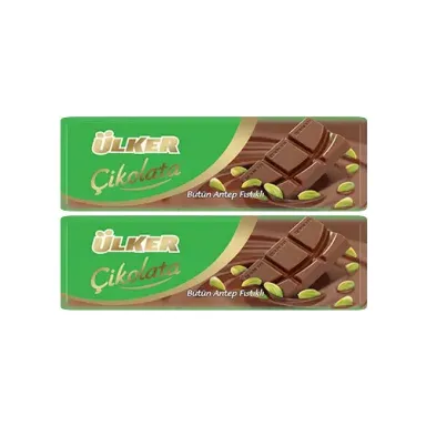 Ülker Baton Çikolata Antep Fıstıklı Sütlü 