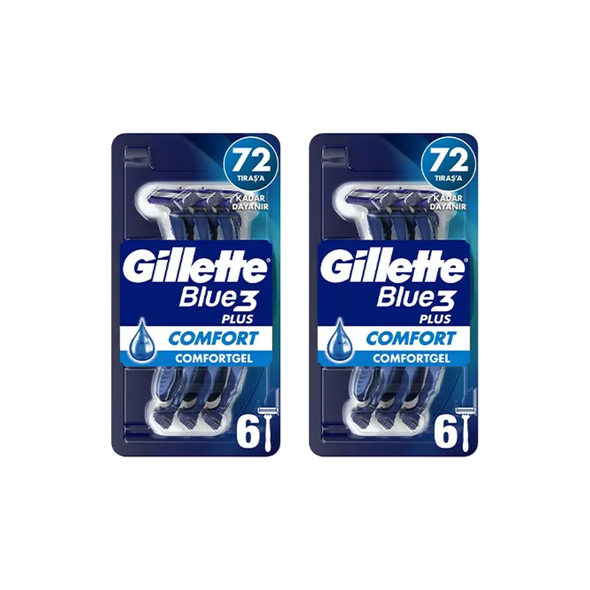 Gillette Blue3 Plus Comfort Gel Kullan At Tıraş Bıçağı