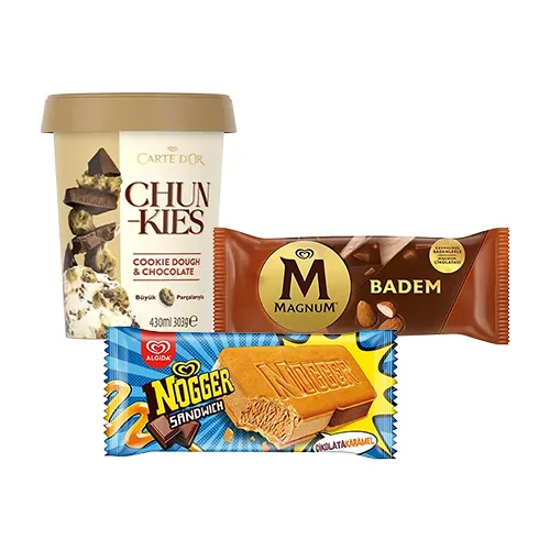 Chunkies & Magnum Badem & Nogger Paketi
