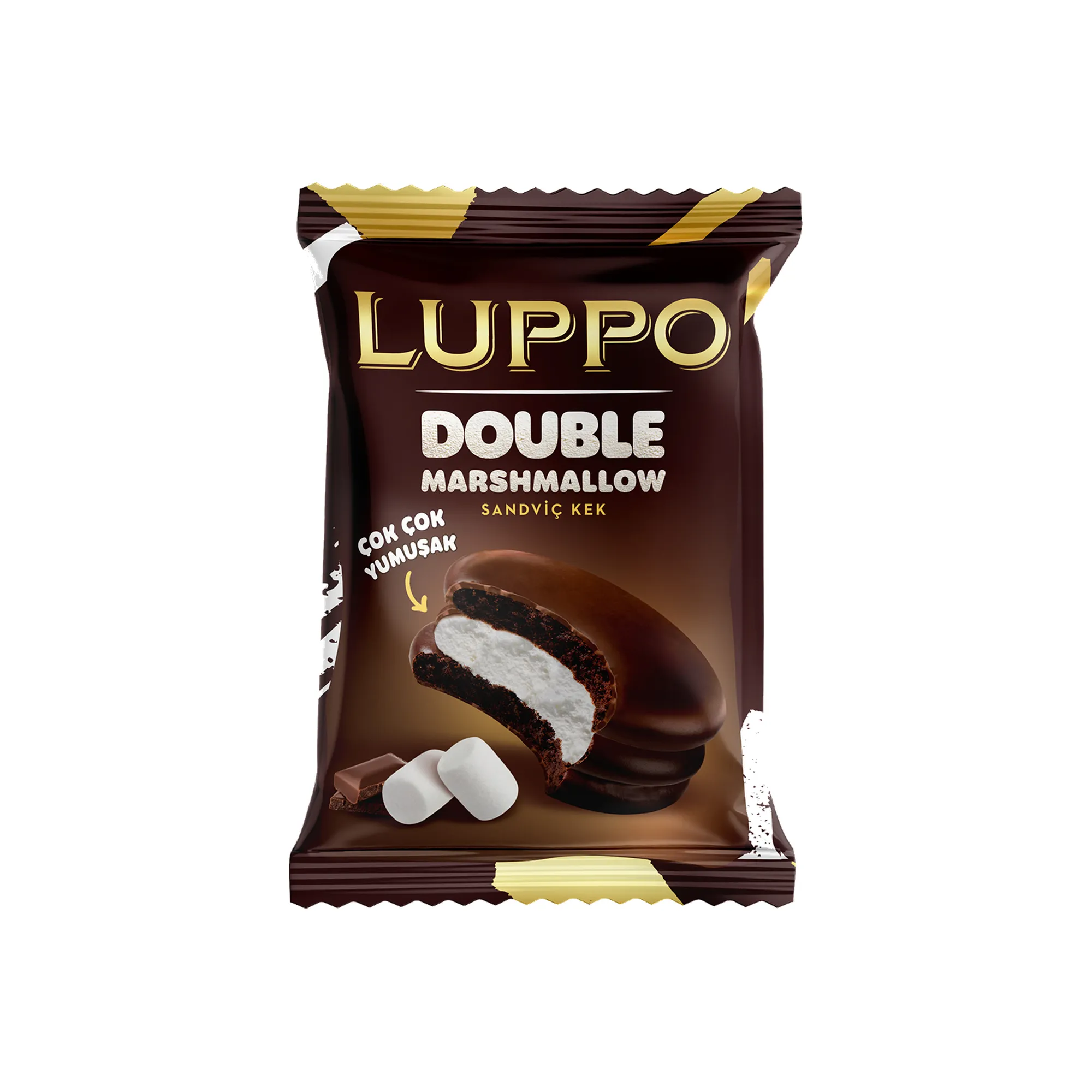 Luppo Double Marshmallow Sandviç Kek