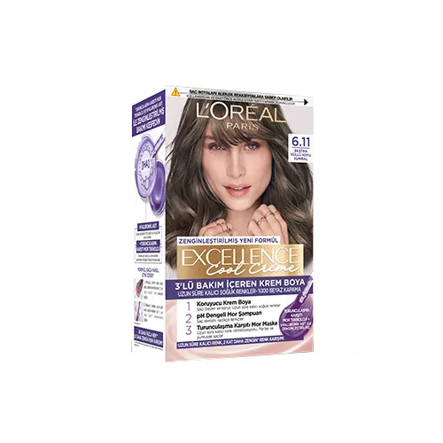 L’Oréal Paris Saç Boyası Ekstra Küllü Koyu Kumral 6.11
