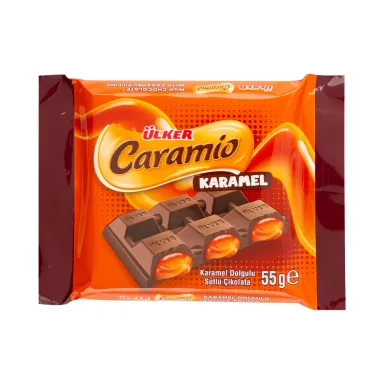 Ülker Caramio Karamel Dolgulu Kare Çikolata