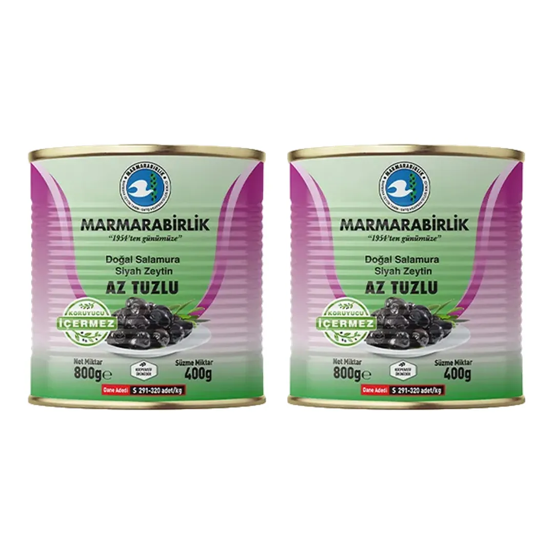 Marmarabirlik Az Tuzlu Siyah Zeytin