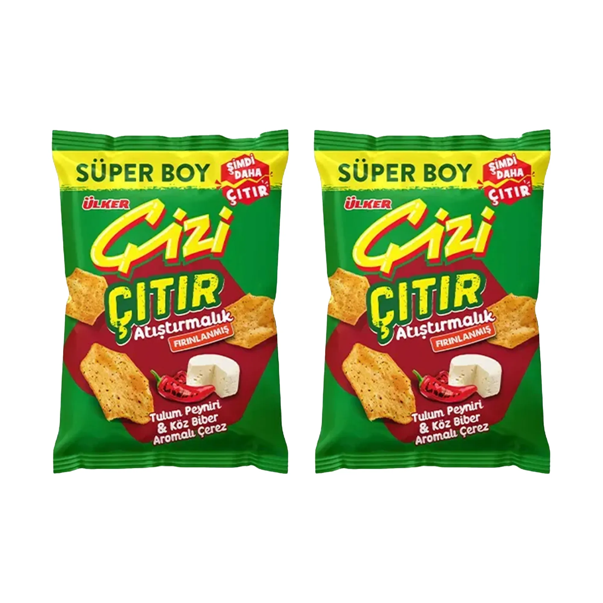 Çizi Çıtır Tulum Peyniri & Köz Biber Süper Boy