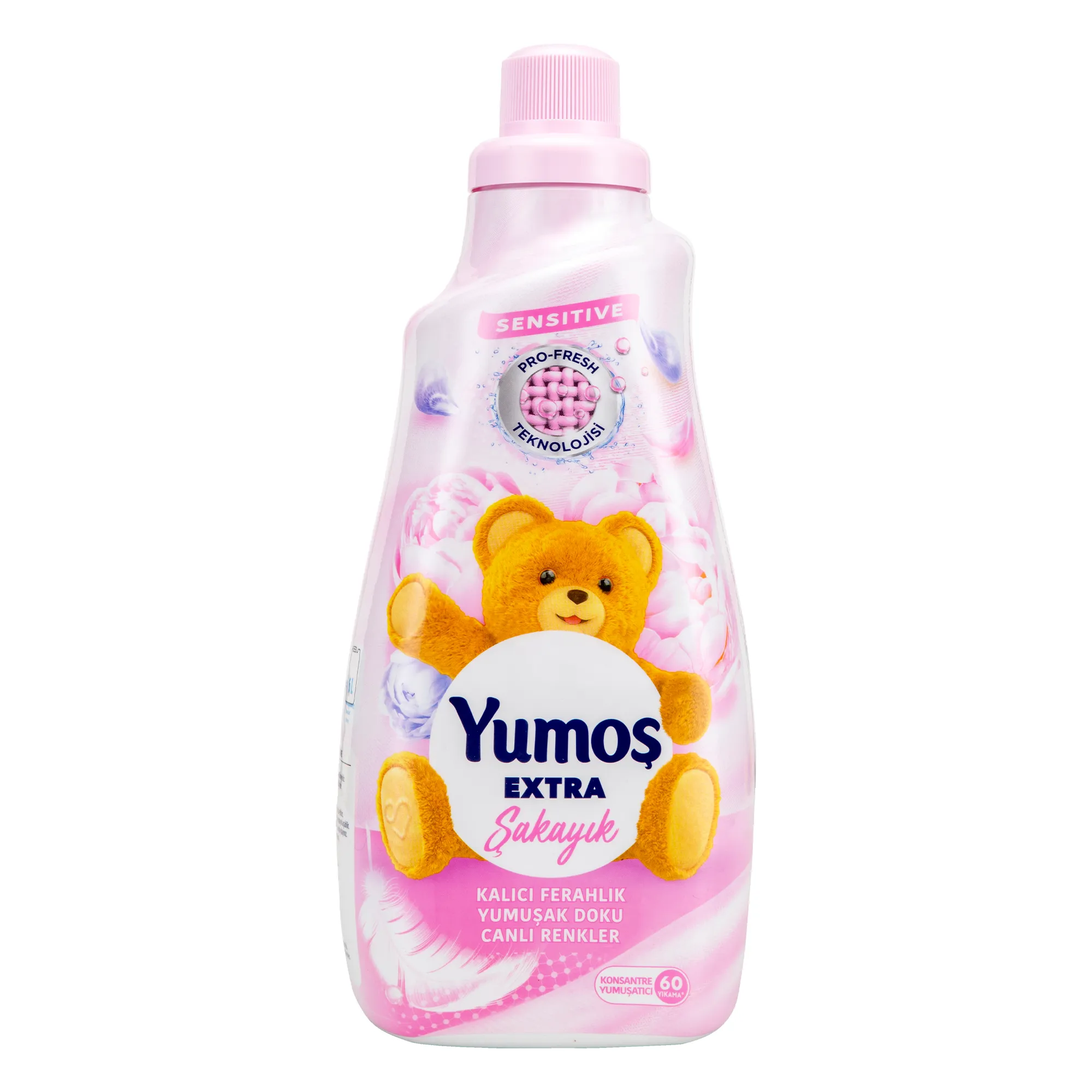 Yumoş Extra Konsantre Çamaşır Yumuşatıcı Şakayık 60 Yıkama