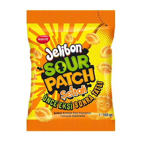 Jelibon Sour Patch Kids Şeftali Aromalı Şekerleme