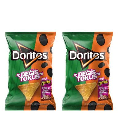 Doritos Değiş Tokuş Biftek Ve Soğan Aromalı Mısır Cipsi