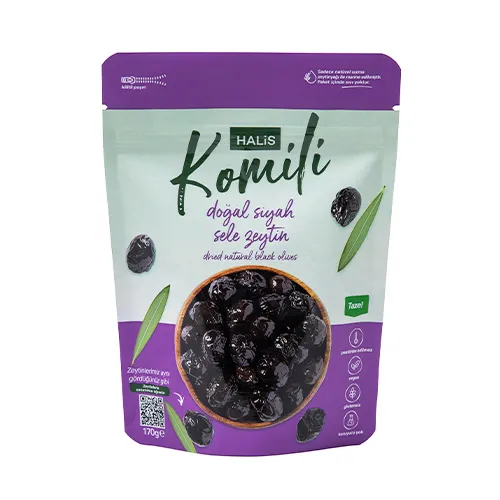 Komili Doğal Siyah Sele Zeytin