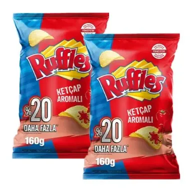 Ruffles Ketçap Aromalı Patates Cipsi Parti Boy