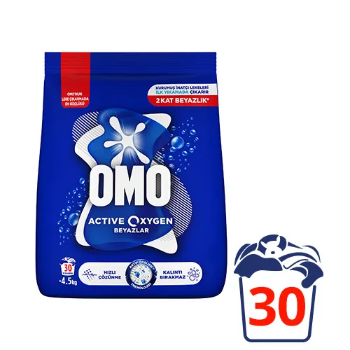 Omo Toz Çamaşır Deterjanı Active Oxygen 30 Yıkama