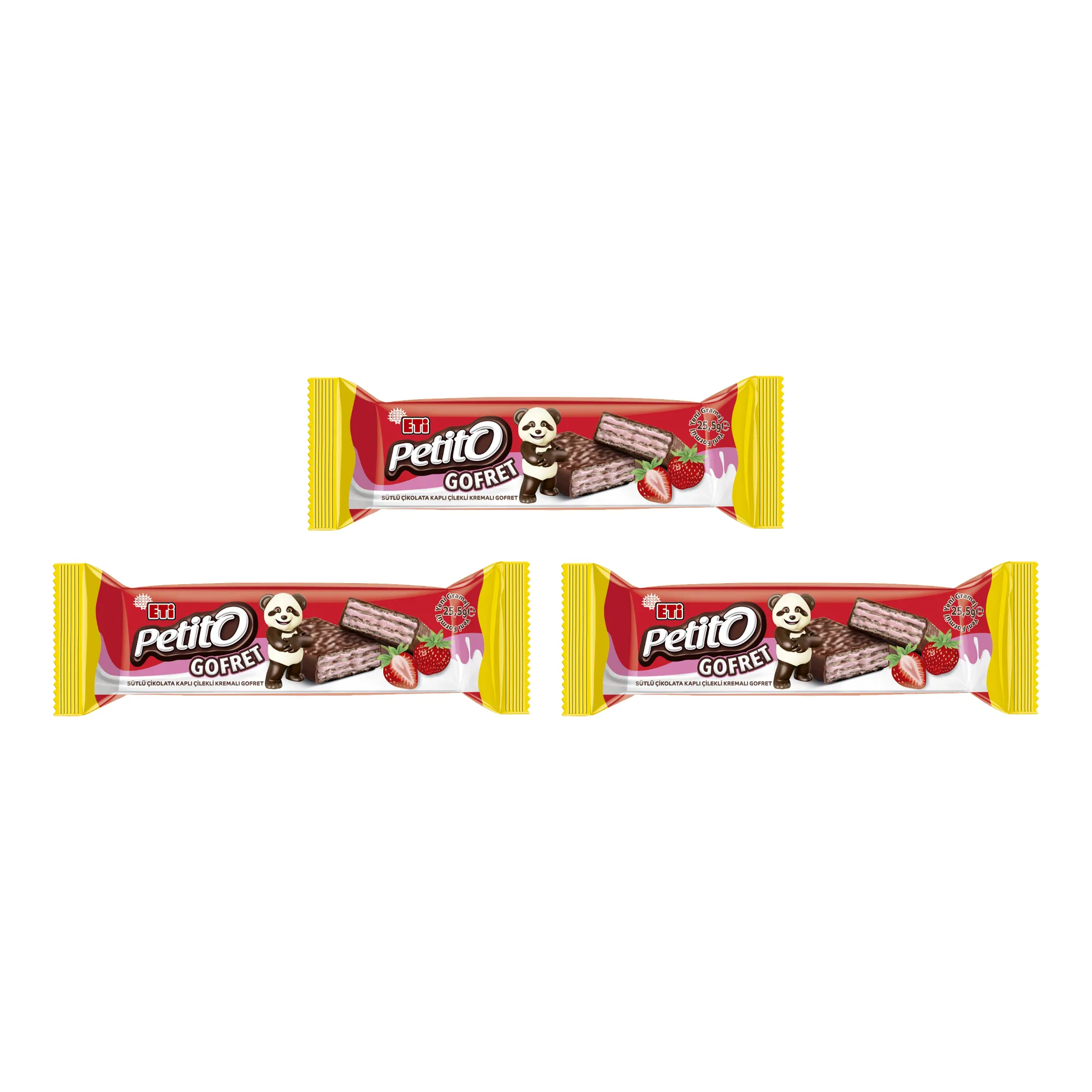 Eti Petito Çilekli Kremalı Gofret