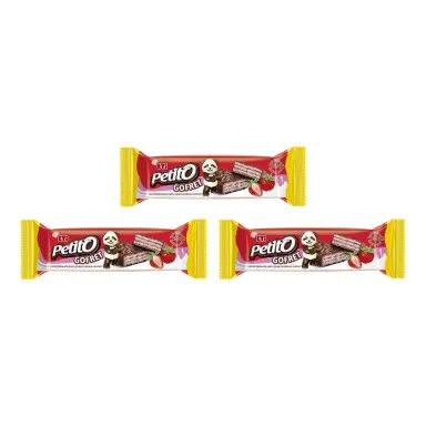 Eti Petito Çilekli Kremalı Gofret