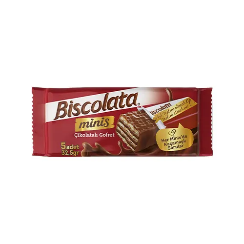 Biscolata Minis Sütlü Gofret