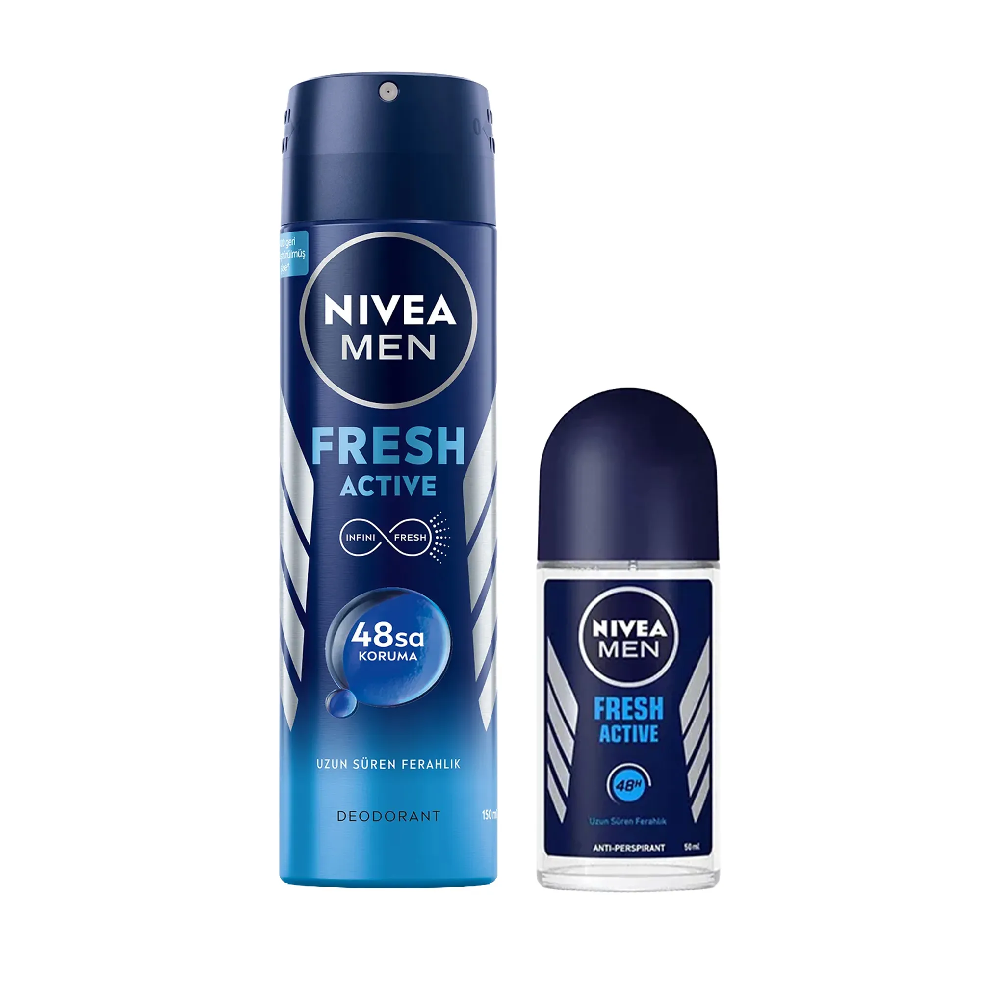 Nivea Men Fresh Active Deodorant Sprey & Roll On