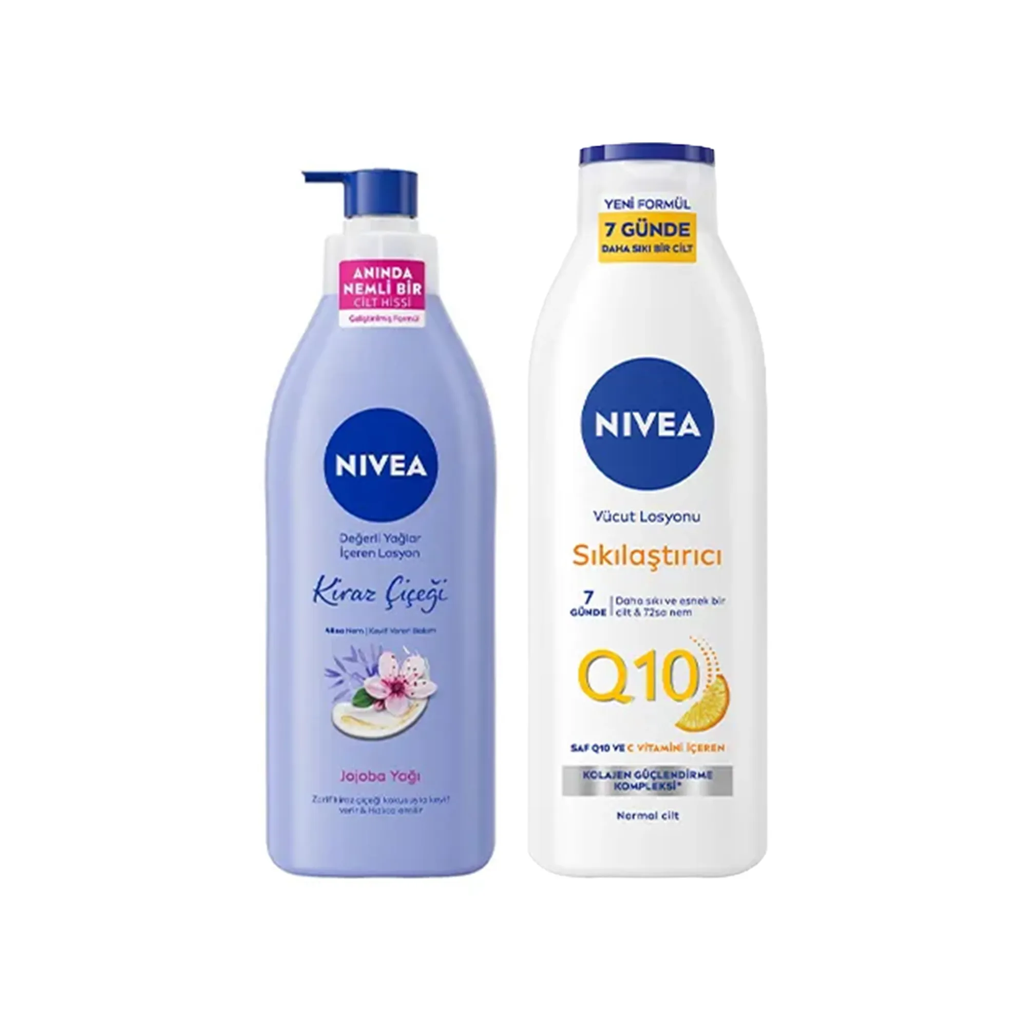 NIVEA Q10 Sıkılaştırıcı Vücut Losyonu & Nivea Değerli Yağlar Içeren Vücut Losyonu