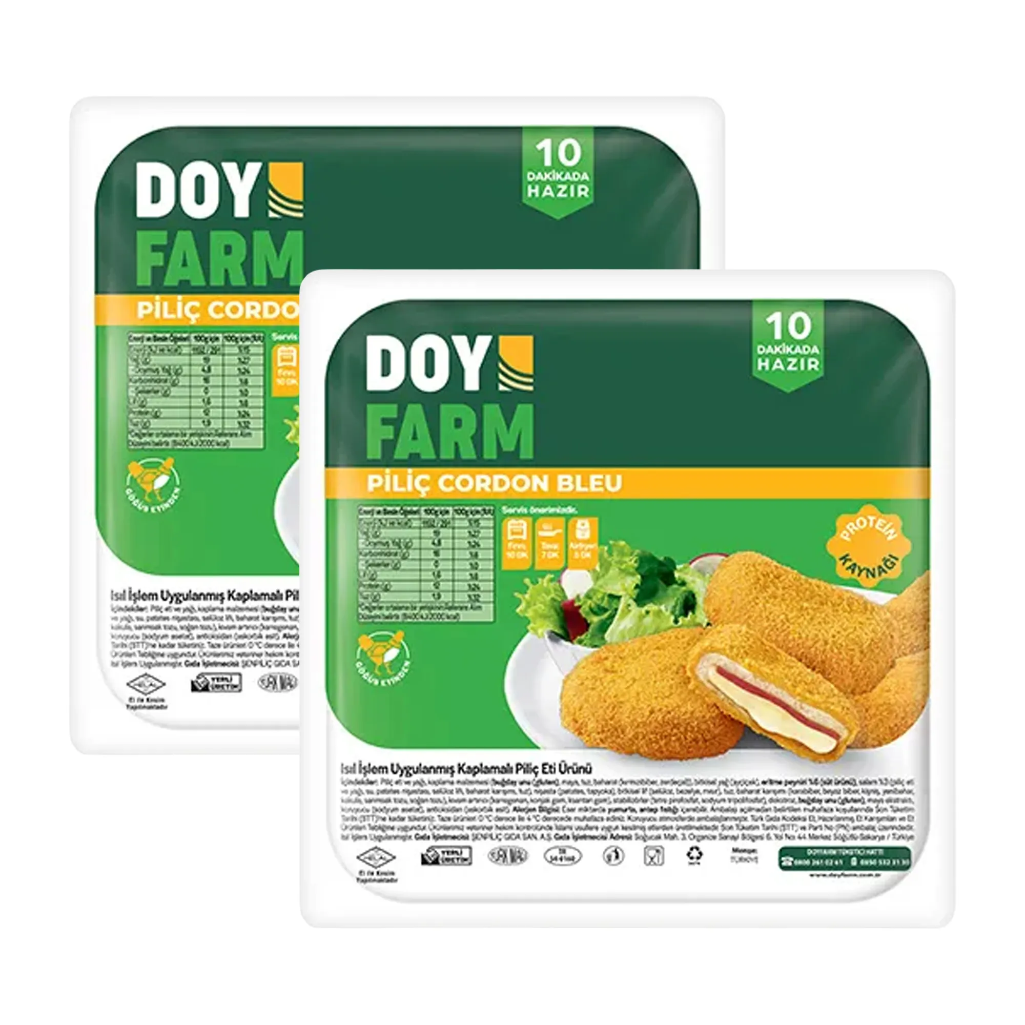 Doyfarm Piliç Cordon Bleu
