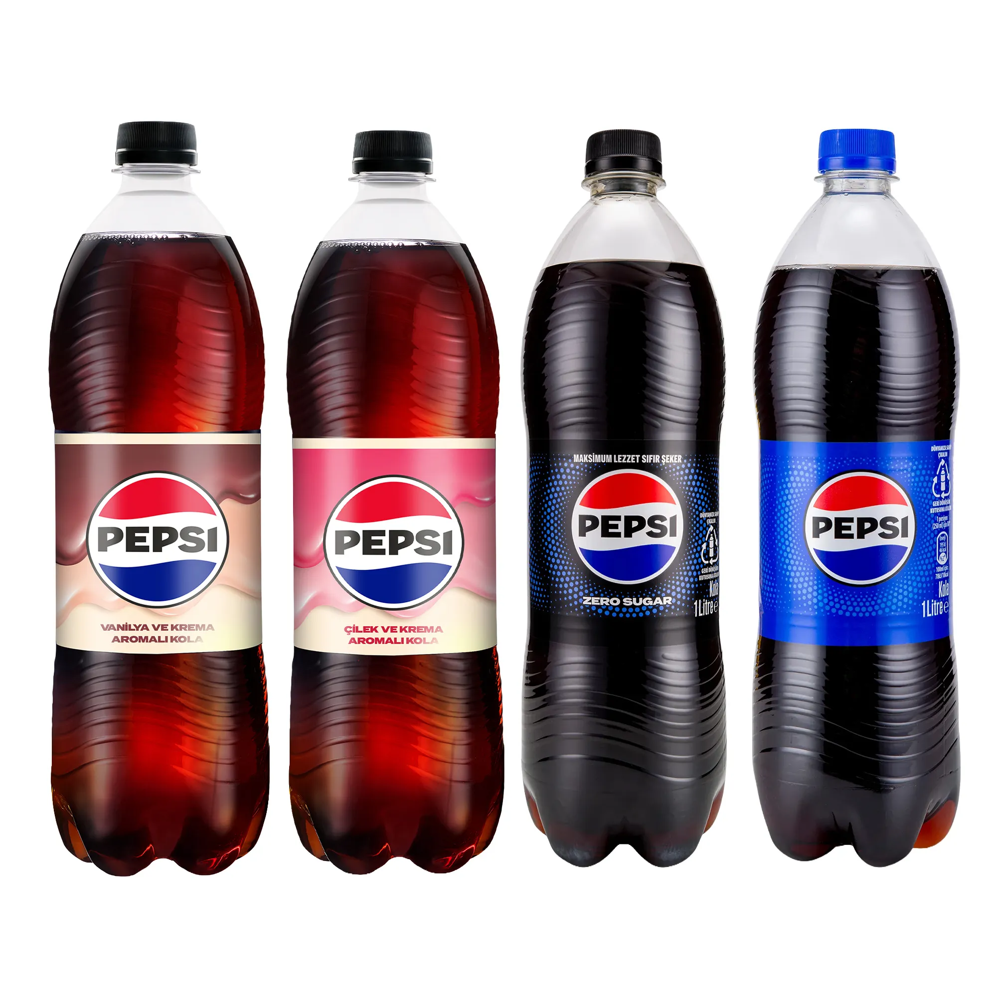 Pepsi Çilek & Vanilya & Pepsi & Zero Sugar