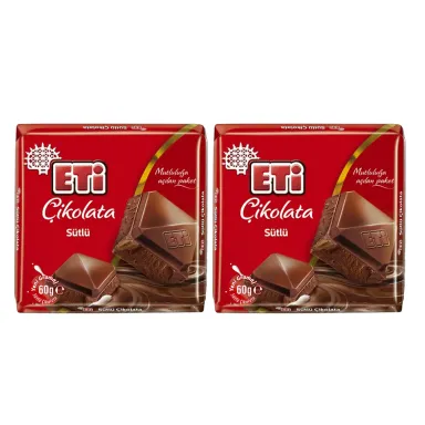 Eti Sütlü Kare Çikolata