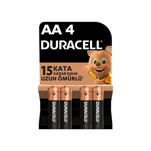 Duracell Alkalin AA Kalın Kalem Pil