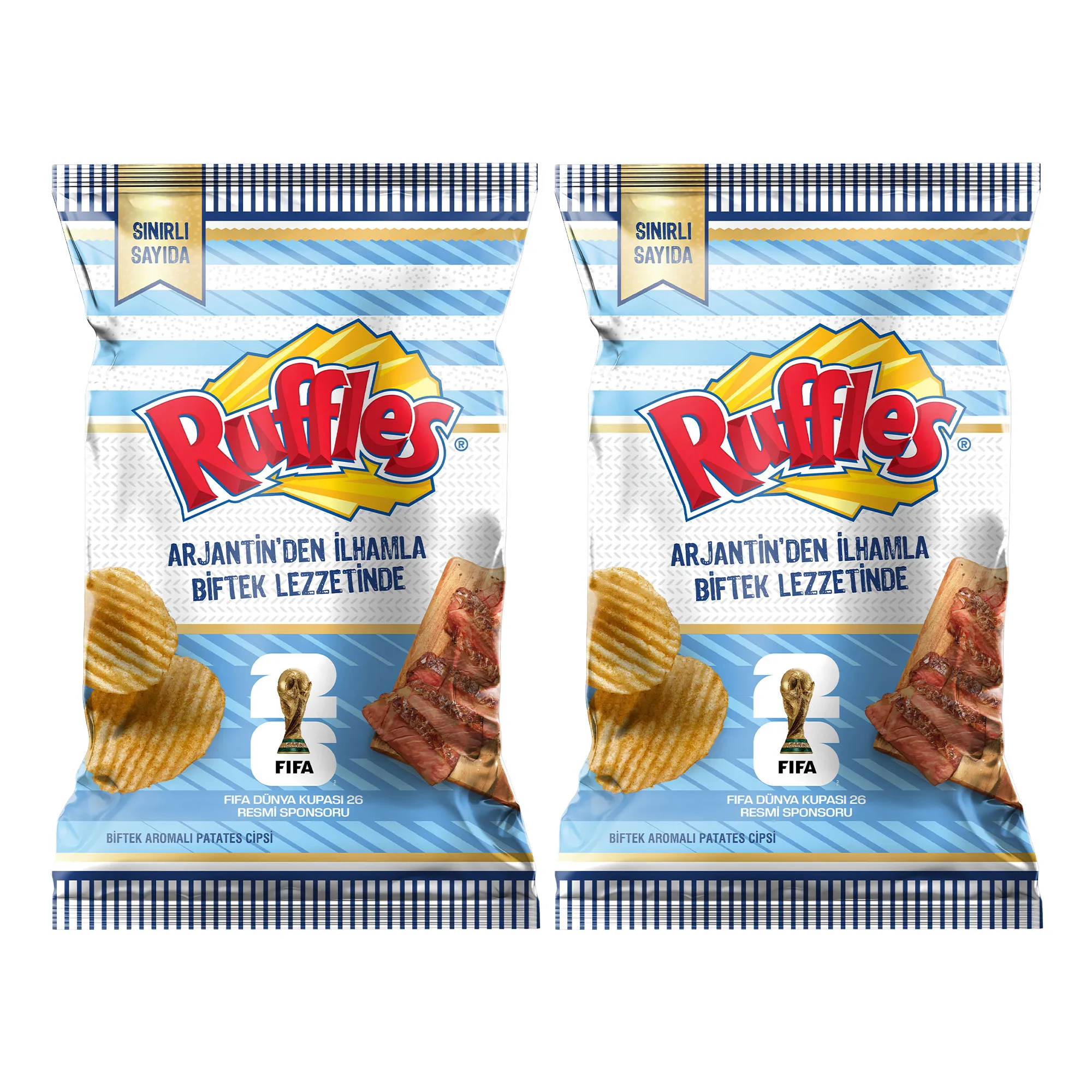 Ruffles Biftek Aromalı Cips Süper Boy Paketi