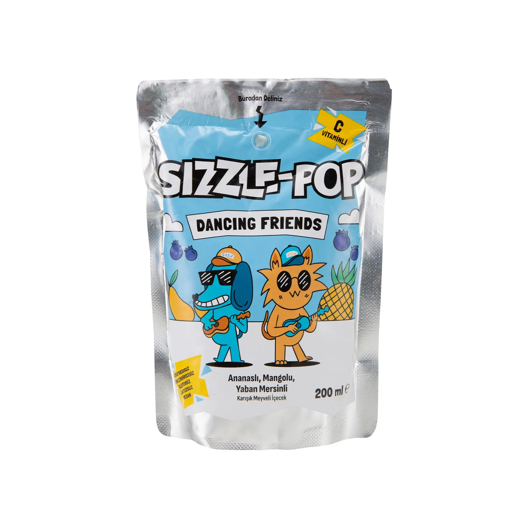 Sizzle-Pop Ananas Mango Yaban Mersini