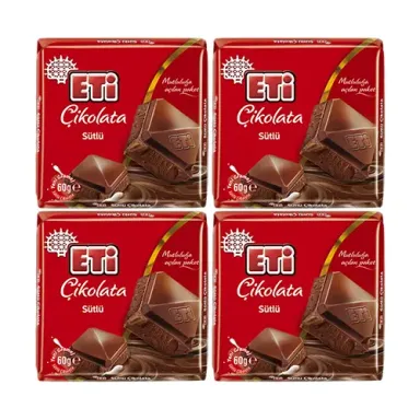 Eti Sütlü Kare Çikolata 