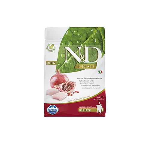 N&D Prime Tahılsız Tavuklu ve Narlı Yavru Kedi Maması