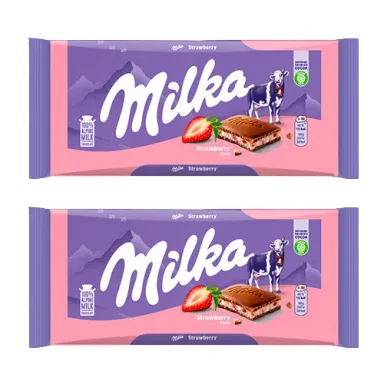 Milka Çilekli Yoğurtlu Çikolata 