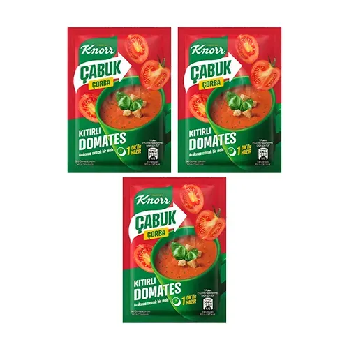 Knorr Çabuk Çorba Kıtırlı Domates