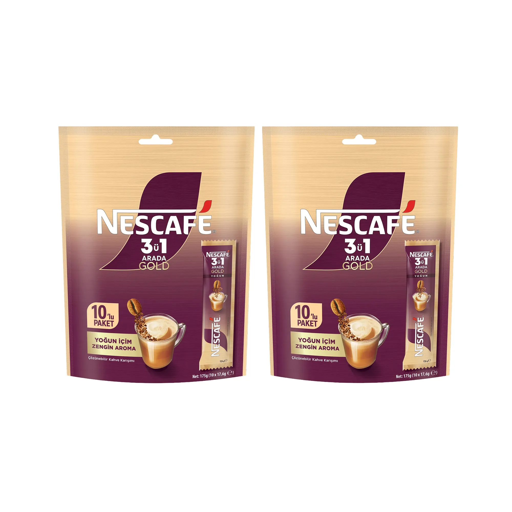Nescafé 3ü1Arada Gold Yoğun 10lu