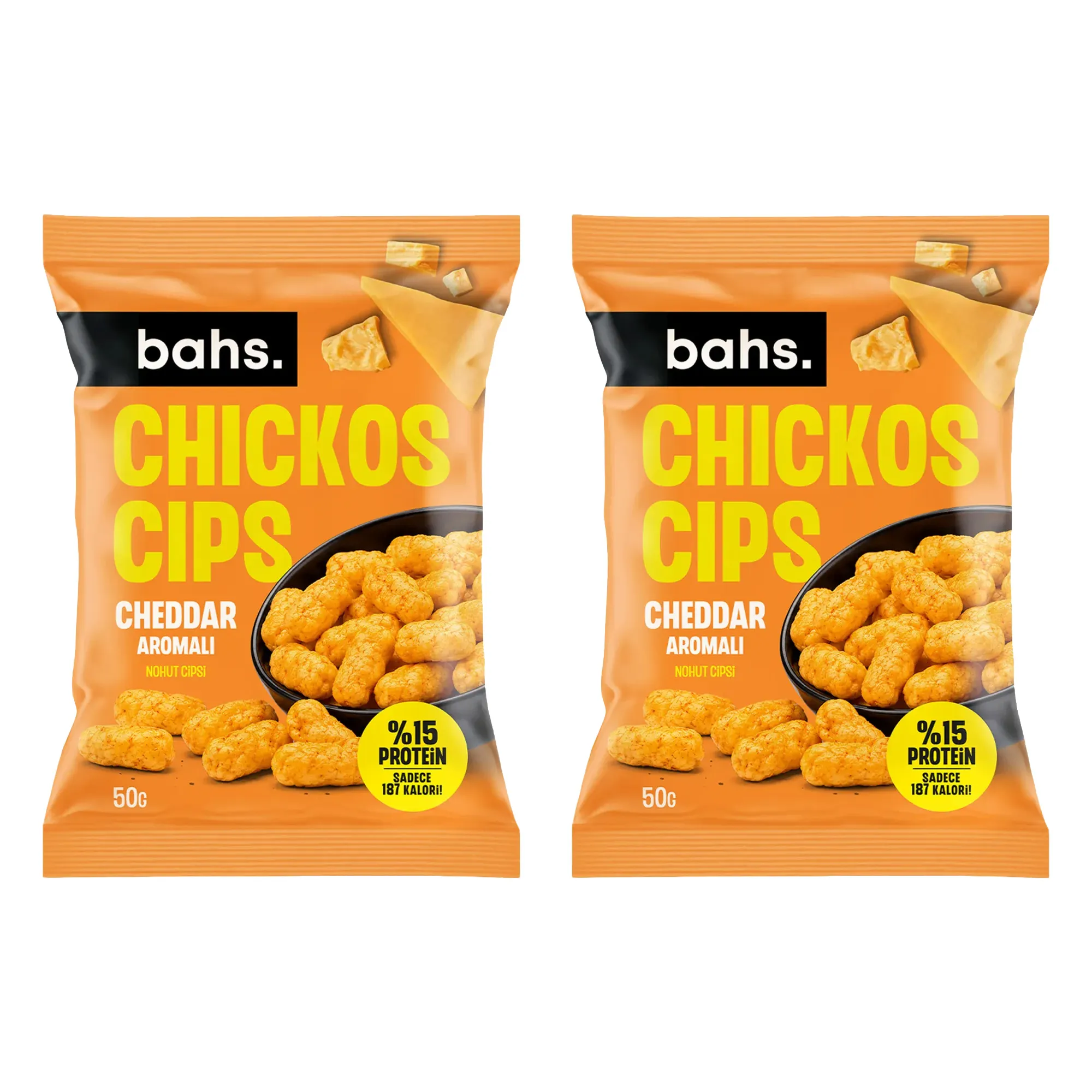 Bahs Chickos Cheddar Aromalı Nohut Cipsi
