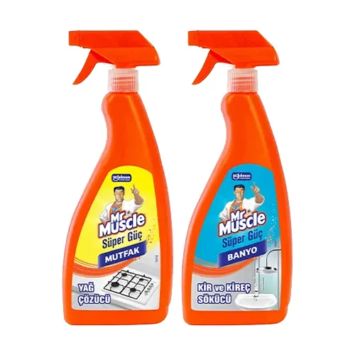 Mr Muscle Süper Güç Mutfak + Banyo İkilisi