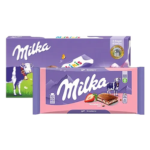 Milka Çilekli Yoğurtlu ve Milkinis Paketi
