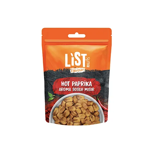 List Nut Hot Paprika Soslu Mısır