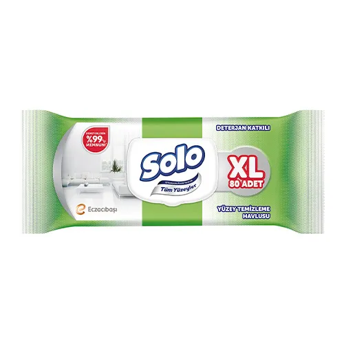Solo Tüm Yüzeyler XL Temizleme Mendili