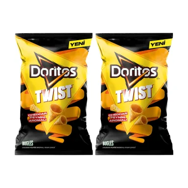Doritos Twist Cheddar Peyniri Aromalı Süper Boy Paketi