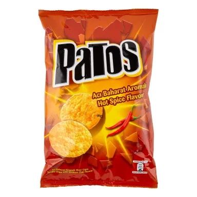 Patos Acı Baharatlı Cips Parti Boy