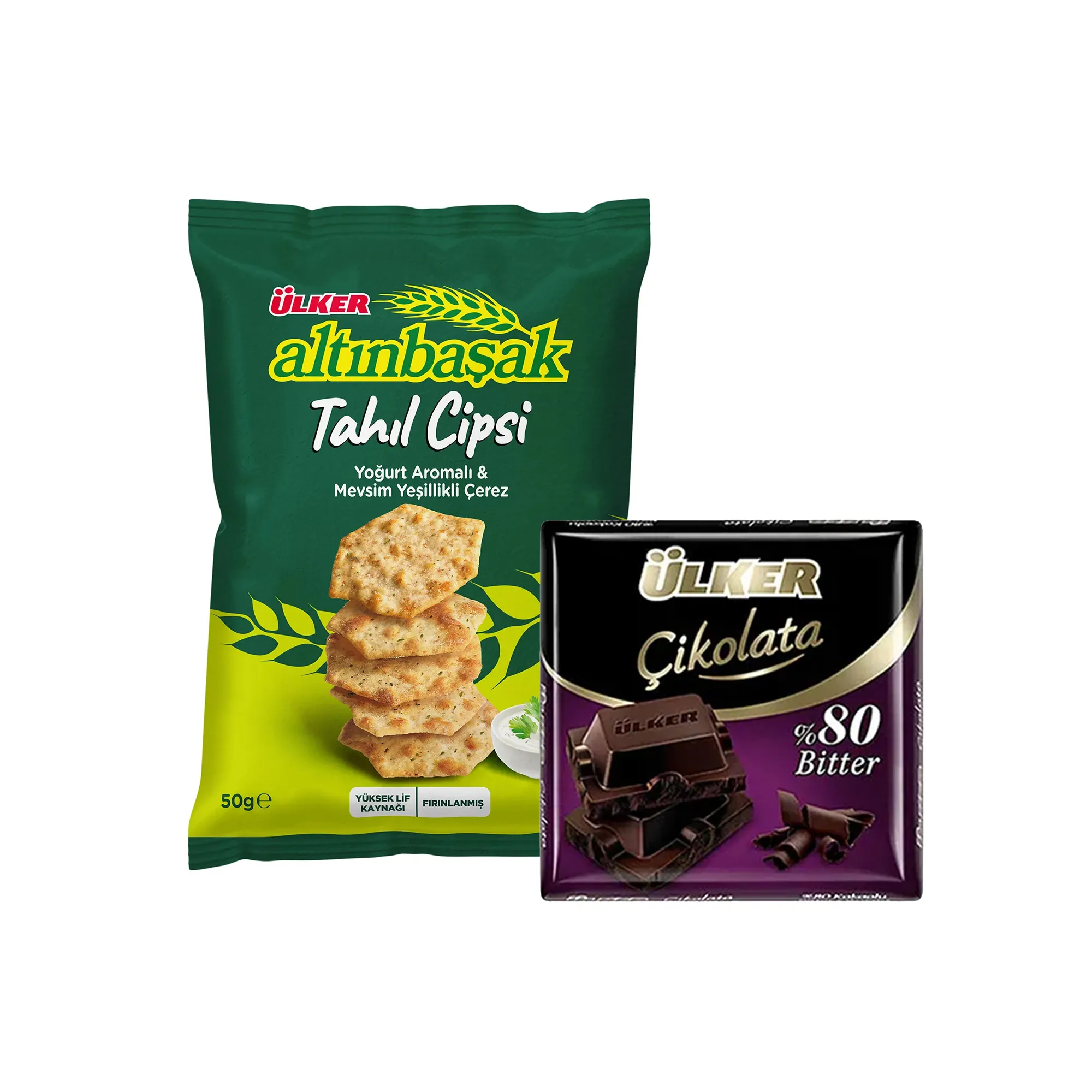 Ülker Altınbaşak Cips & %80 Bitter Çikolata 