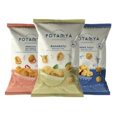 Potamya Acı & Tuzlu & Baharatlı Baklagil Cipsi